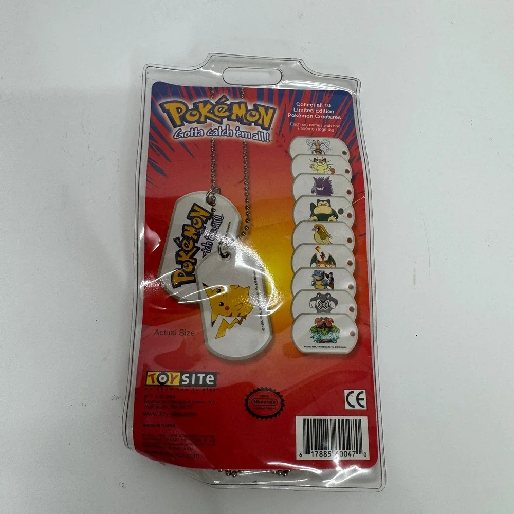 Vintage 1999 Pokemon Machoke 67 Collectible Dog Tags Edition 5 Limited Nintendo